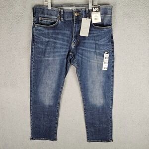 Lee Motion Jeans Mens 36x30 Stretch Slim Fit Straight Leg Motion Flex Waistband
